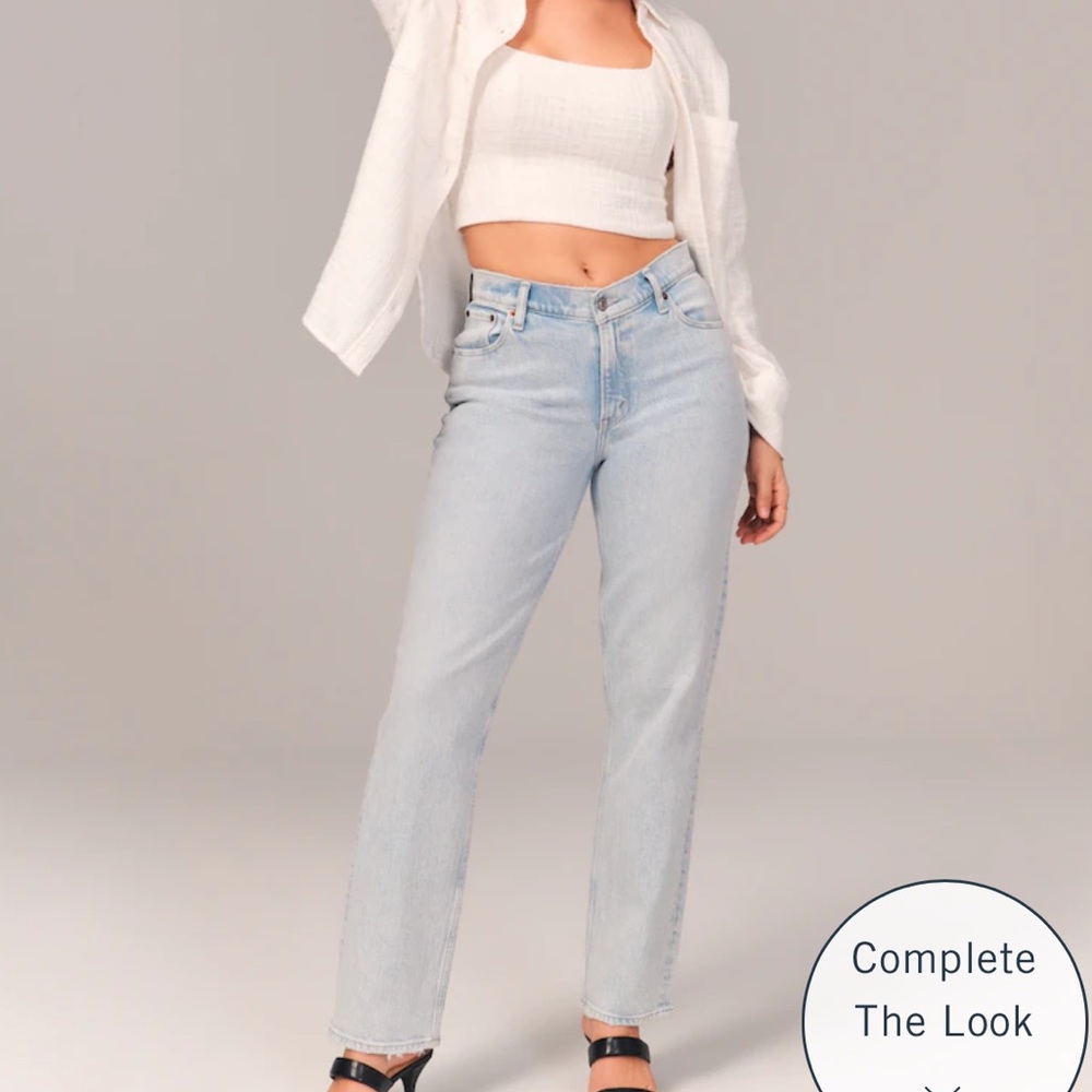 Abercrombie & Fitch 90s light wash jeans